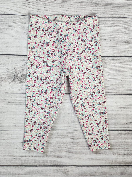 Flower-Printed Leggings