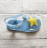 Star T-Strap Jelly Sandals