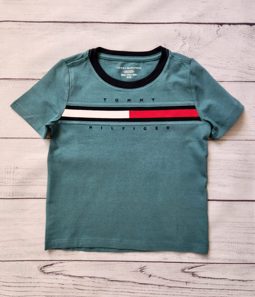 Flag Stripe Logo T-Shirt